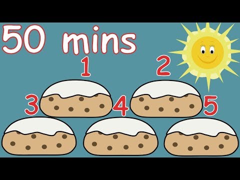 5 Currant Buns! And lots more Nursery Rhymes! 50 minutes!