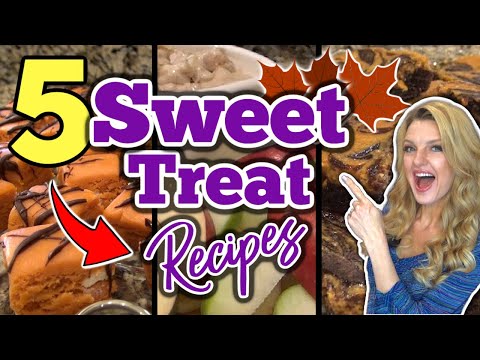 5 Tasty FALL SWEET TREATS  you can make for the Holidays! | EASY SWEET TREAT RECIPES you Must Try!