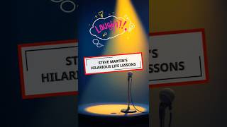 Steve Martin's Hilarious Life Lessons #stevemartin #comedylife #shorts