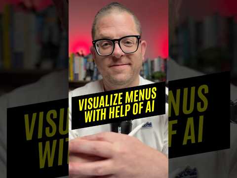 Visualize your menu with AI 🤖. Upload your menu and get images of each dish #food