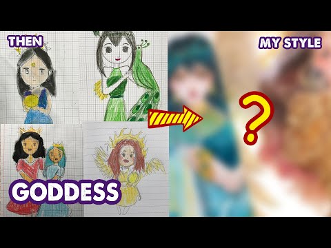 ALL MOST BEAUTIFUL GODDESS DRAWINGS I HAVE | Huta Chan