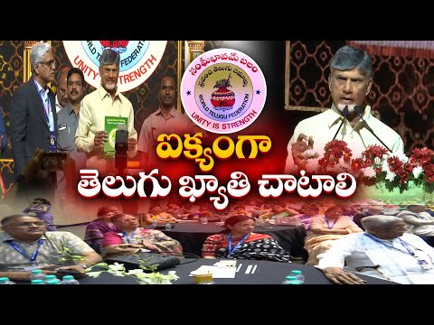 CM Chandrababu Inaugurates International Telugu Mahasabhalu | హైదరాబాద్‌లో అంతర్జాతీయ తెలుగు మహాసభలు