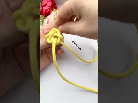 Garlic knots, rope braiding skills sharing, easy-to-learn knots, practical knots, knot tutorials