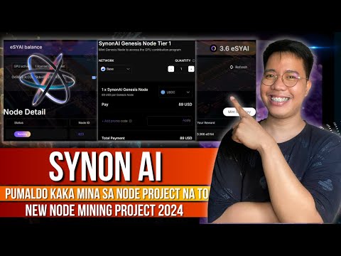 Synon Ai - Pumaldo Tulad Sa Grass Mining Gamit Ang Node Na Ito | Collect Points To Get Airdrop!