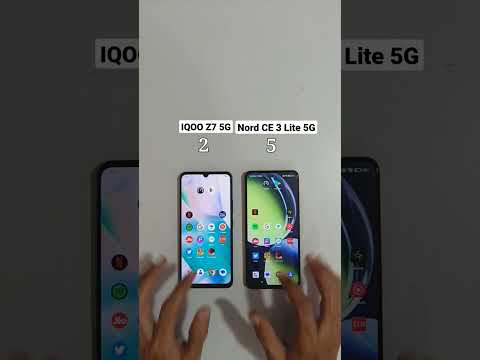 IQOO Z7 5G vs OnePlus Nord CE 3 Lite 5G Speed Test #shortvideo #viral #youtubeshorts #youtubeshort