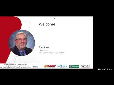 Energy TT&WD Webinar 10/7/2020: Session I Remarks from Tom Burke