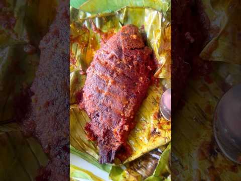 💥ருசியான வாழை இலை மீன் பொளிச்சது‼️🐠😋#shorts #food #foodie #trending #yt #fishpollichathu