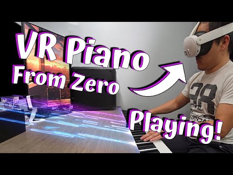 200 Hours Learning Piano in the Quest 3 - PianoVision Playing!