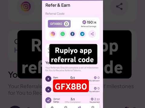 🤑 Rupiyo App 💫 #shorts #youtubeshorts #trending #earning #referralcode #subscribe #like