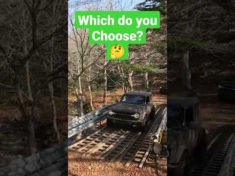 Zombie APOCALYPSE - Bronco VS Jeep 🧟‍♂️🐎😳 #shorts #fordbronco #jeep