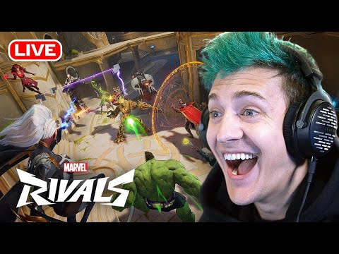 🔴 Ninja Dominates Marvel Rivals All Day Today - Live