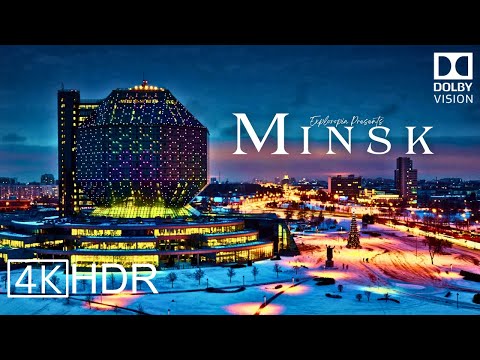 Minsk, Belarus 🇧🇾 in 4k HDR ULTRA HD 60 FPS Dolby Vision™ Drone Video