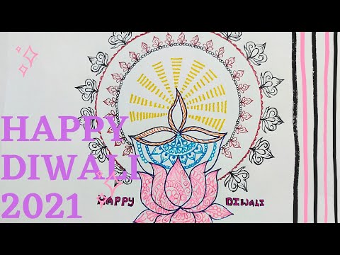 Diwali drawing 2021