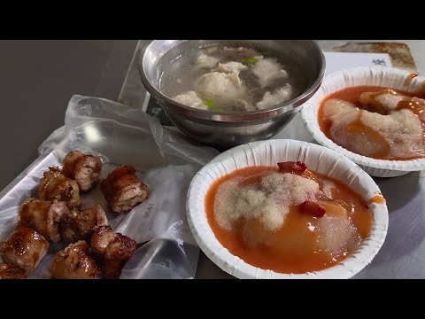 貪吃是一種癮-新竹香山美食小吃 鷹王肉圓/東東小館/竹南吉佈德香腸 好特別的口味紅糟肉圓 碳烤香腸 米粉 貢丸