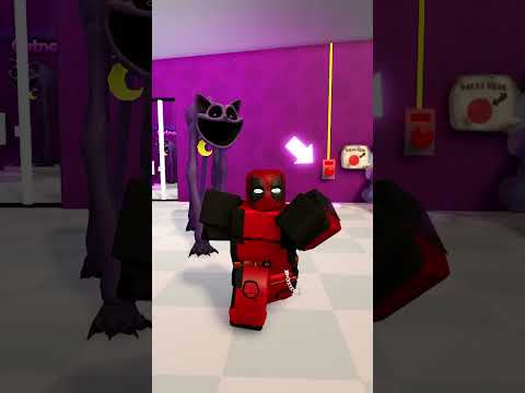 DEADPOOL BYE BYE escape CATNAP PRISON RUN #roblox #shorts