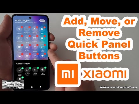 Quick Guide: How to Customize Quick Panel Buttons on Xiaomi Phone - Add, Move, or Remove