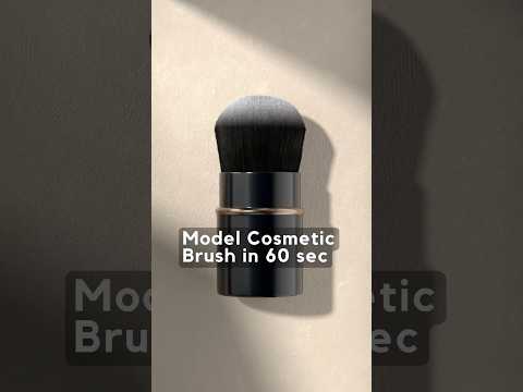 Model a Brush in 60 sec #3d #blender #3dmodeling