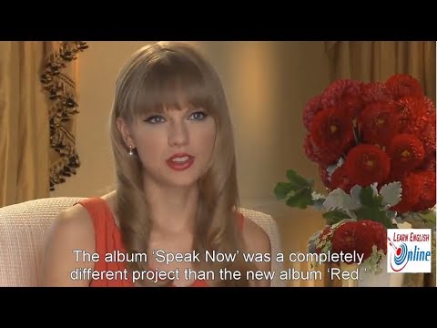 Learn English with Taylor Swift Interview - English Subtitles