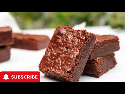 "World's Best Eggless Brownies | Double Chocolate Crinkle Top Brownies Recipe by Chef Kanika Garg"