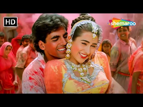 Manne Gale Laga Le Yaar Aayo Faganiyo | Maidan-E-Jung | Akshay Kumar | Karishma Kapoor | Holi Songs