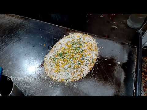 Best Street Food At Hyderabad DLF [ Famous Pizza Dosa ]