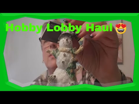 Christmas and Clearance Hobby Lobby Haul and Amazing Gifts