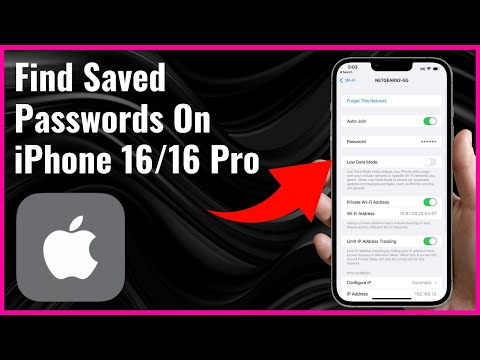 How To Find Saved Passwords On iPhone 16 or 16 Pro! 2025