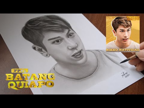 FPJ's Batang Quiapo: Drawing @NikkoNatividadVlog as Emong | jesar art