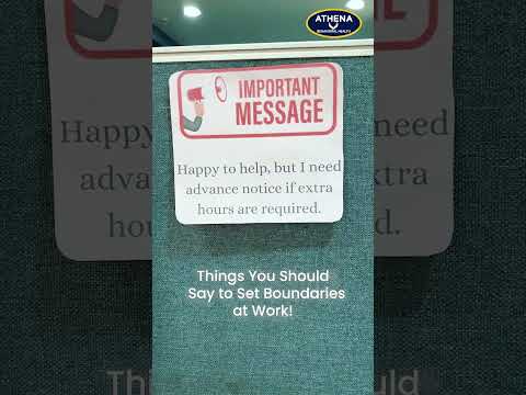 Setting boundaries at work isn’t just about saying "no" #mentalhealth #worklifebalance #support #no