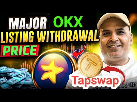 MAJOR OKX Listing DATE Confirmed || TAPSWAP Wallet Connect Process || BTC BOOM