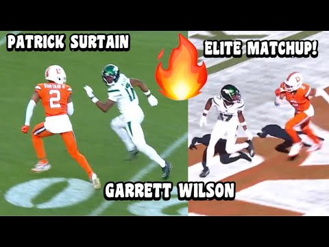 Garrett Wilson vs Patrick Surtain II 🔥 ELITE MATCHUP! (WR vs CB) Jets vs Broncos 2023 highlights