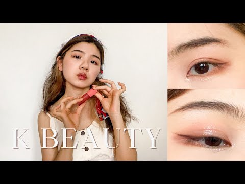 韓系妝容這樣化！日韓開架彩妝上全臉 Korean Makeup Tutorial (Affordable, Beginner Friendly) | Ella Lin