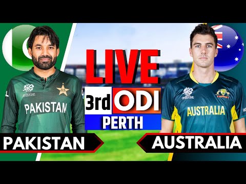 Pakistan vs Australia, 3rd ODI | Live Cricket Match Today | PAK vs AUS Live Match Today | PAK Bating