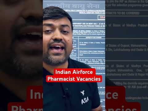 Indian Airforce Pharmacy Vacancies 2024