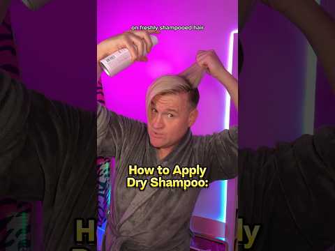 DRY SHAMPOO HACK #dryshampoo #greasyhair #oilyhairstyle #hairhacks #shampoo