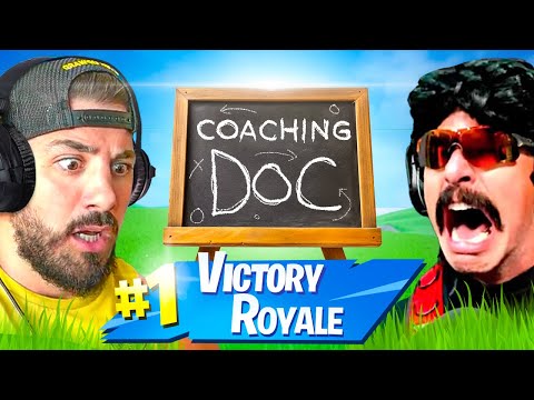 Coaching DrDisrespect! (OG Fortnite)