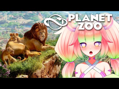 【Planet Zoo】I'm gonna planet your zoo so hard (I've literally never seen this game b4) 🦑🛐【VAllure】