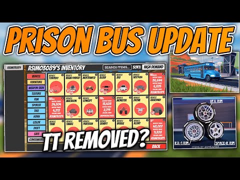 NEW Jailbreak Prison Bus Update - Trading Updates, New Cosmetics & More! (Roblox Jailbreak)