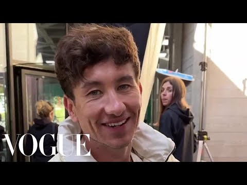 Barry Keoghan at Burberry for London Fashion Week