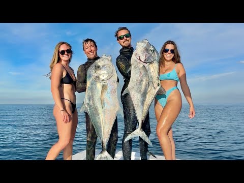 Spearfishing AFRICAN POMPANO in the Florida Keys!