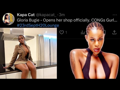 Gloria Bugie officially opens her bean selling business - Kapa Cat