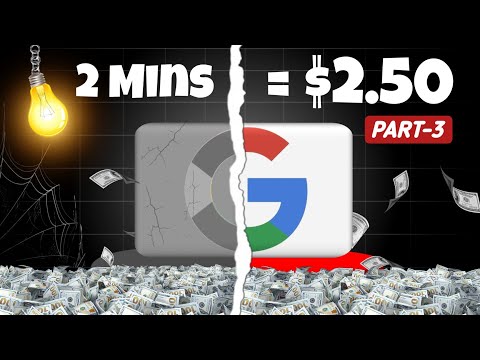 I Earned $2.50 in 2 minutes Watching GOOGLE ADS - Make Money Online