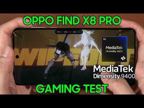 Gaming test - OPPO Find X8 Pro with MediaTek Dimensity 9400!