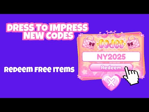 NEW DRESS TO IMPRESS CODES! | New Years 2025 | Roblox Dress To Impress