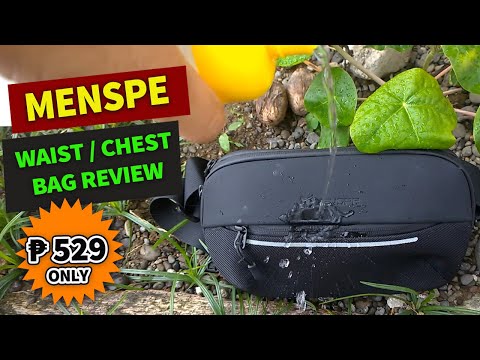 Ang Ganda ng Bag na to! P529 Lang! Menspe Waist or Chest Bag Review #shopee #menspe #waistbag