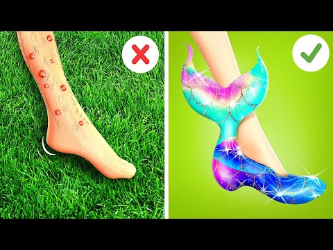 Mermaid Spotted in Real Life! 🧜‍♀️ Crafts and Hacks on How to Be a Mermaid by La La Life Emoji