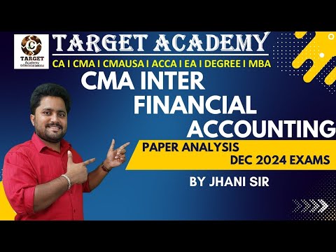 CMA INTER FINANCIAL ACCOUNTING PAPER ANALYSIS #cma #cmainter #exams #financialaccounting #accounts