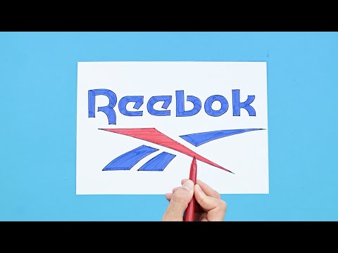 How to draw Reebok logo