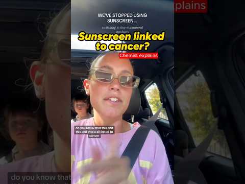 Sunscreen linked to cancer?