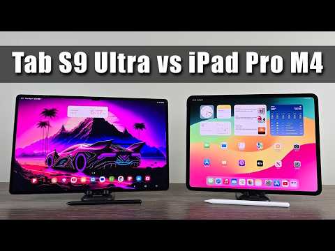 Galaxy Tab S9 Ultra vs iPad Pro M4 - FULL Comparison!